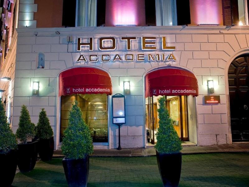 Hotel Accademia Rom Exterior foto